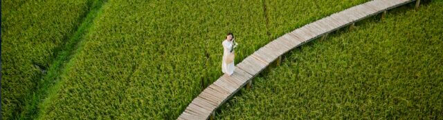 Standing still in field