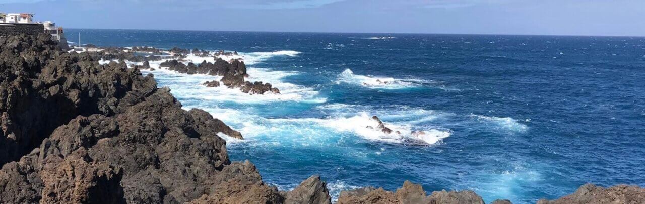 blue sea and rocks